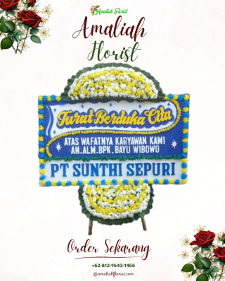 Papan Bunga Duka di Anggut Atas